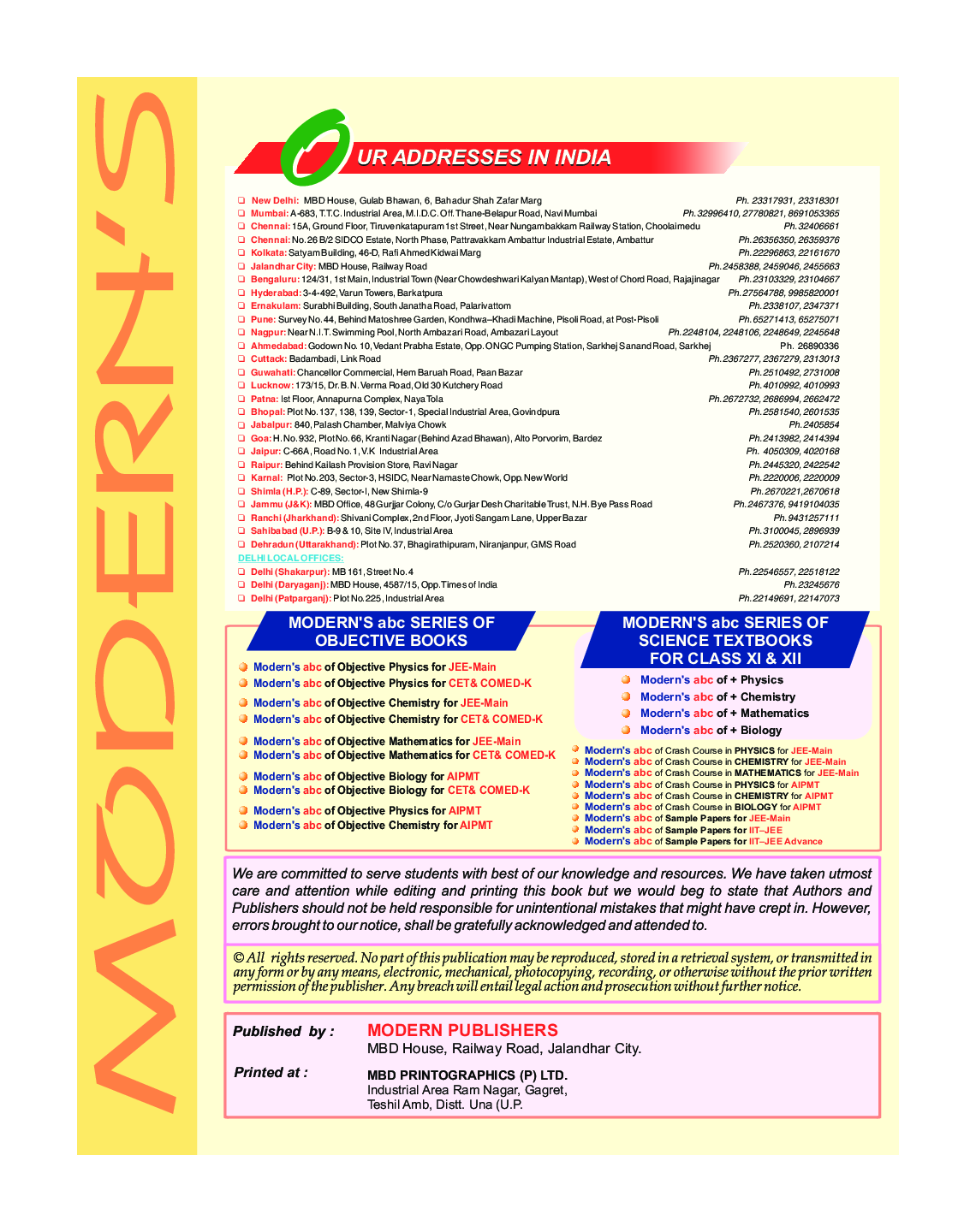 MOD ABC Of Objective Mathematics CET /COMED-K (E) Karnataka - Page 3