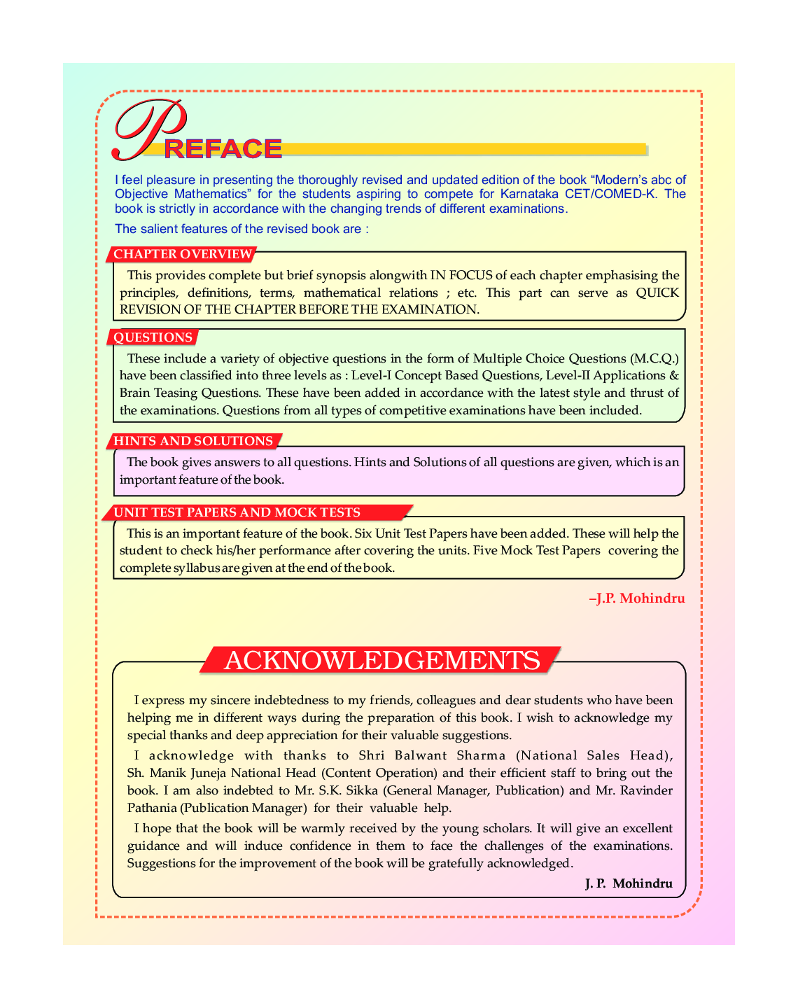 MOD ABC Of Objective Mathematics CET /COMED-K (E) Karnataka - Page 4