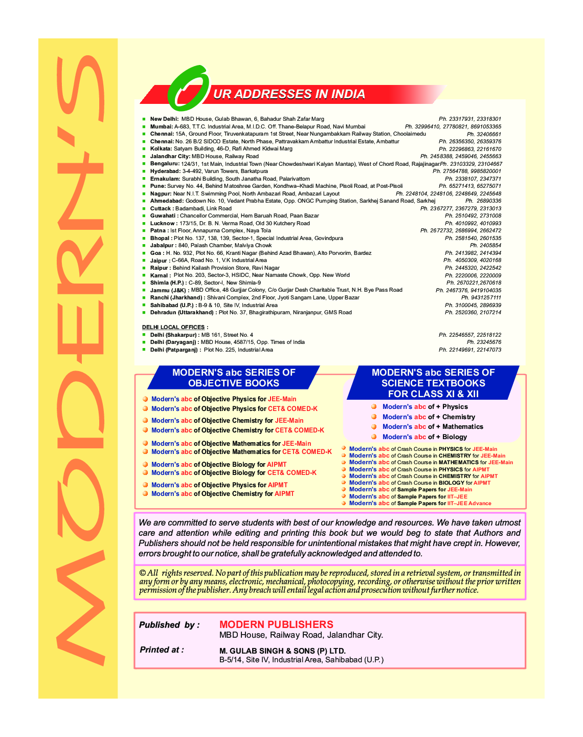 MOD ABC Of Objective Physics CET /COMED-K (E) Karnataka - Page 3
