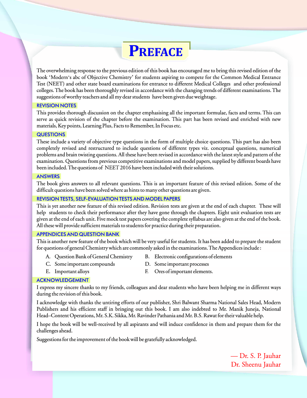 Moderns ABC Of Objective Chemistry For NEET Part-1 - Page 4