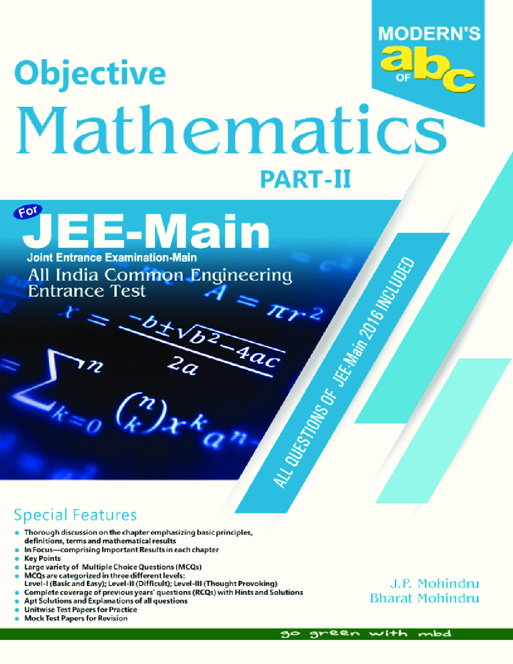 Moderns ABC Of Objective Mathematics JEE Main Part-2 - Page 1