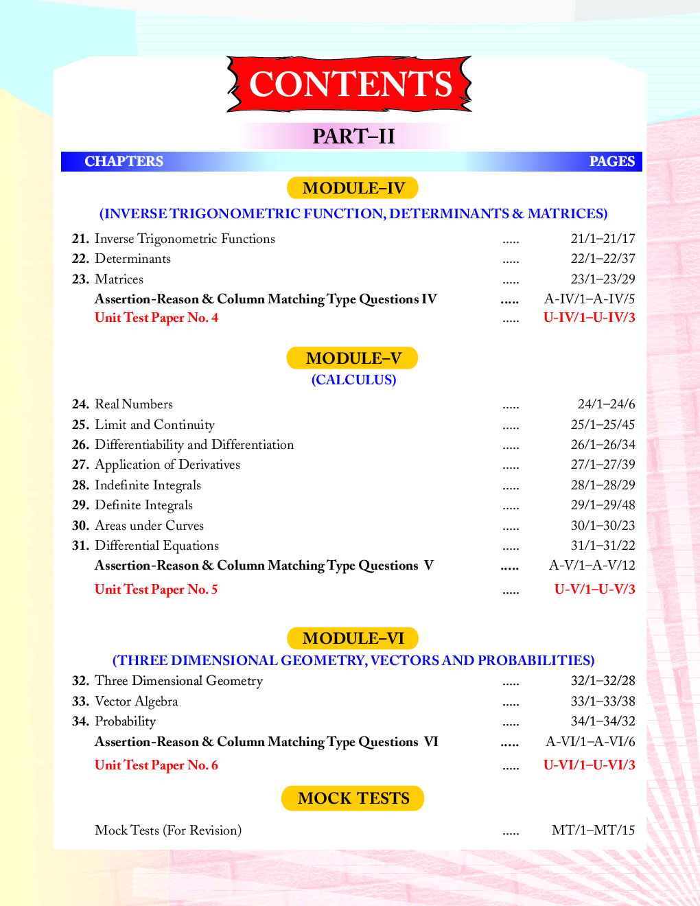 Moderns ABC Of Objective Mathematics JEE Main Part-2 - Page 4