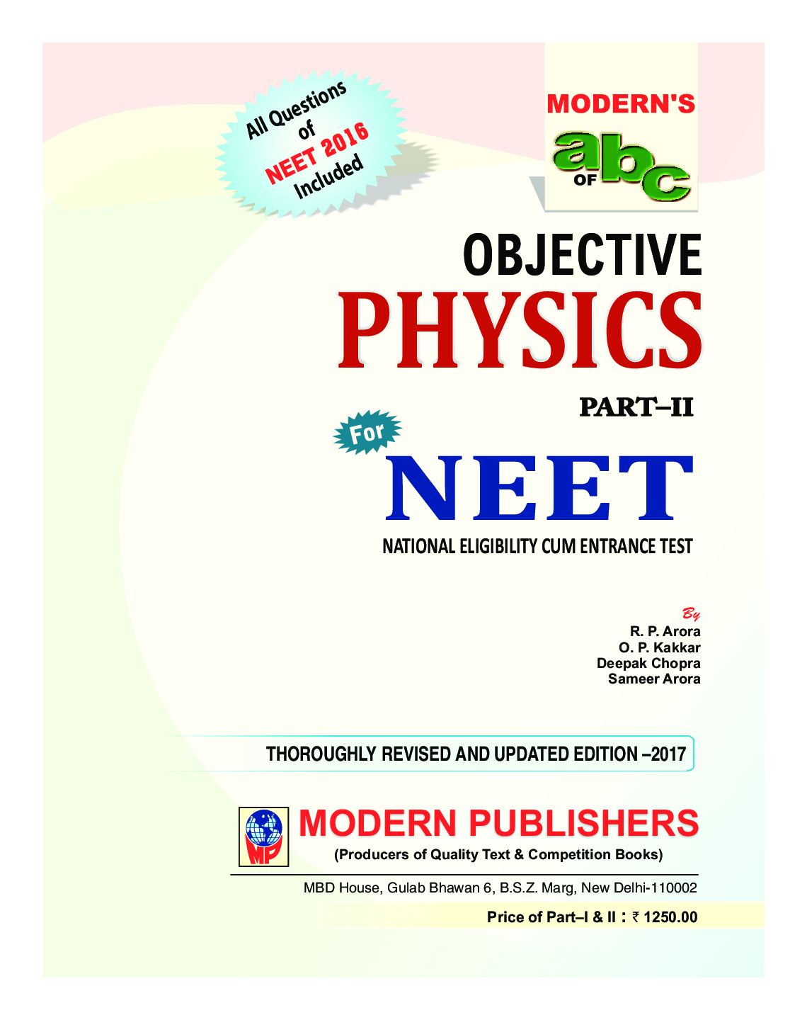Moderns ABC Of Objective Physics For NEET Part-2 - Page 2
