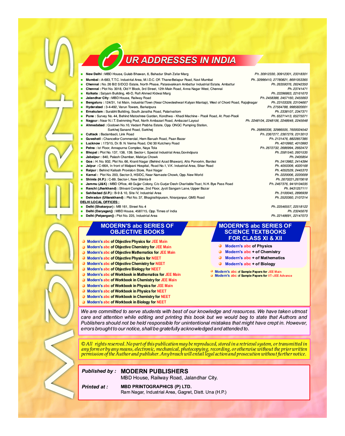Moderns ABC Of Objective Physics For NEET Part-2 - Page 3