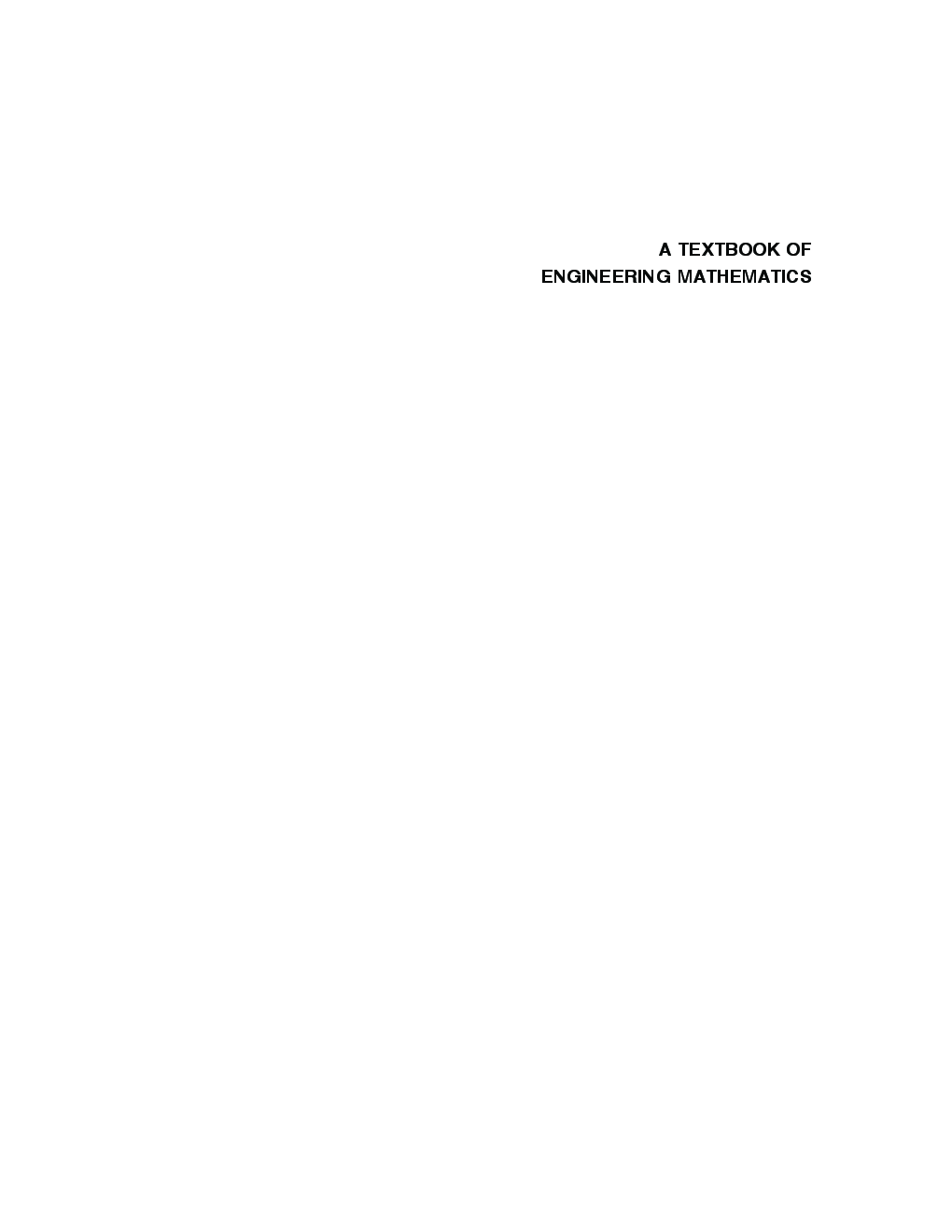 A Textbook Of Engineering Mathematics Sem II (Anna University) Chennai - Page 2