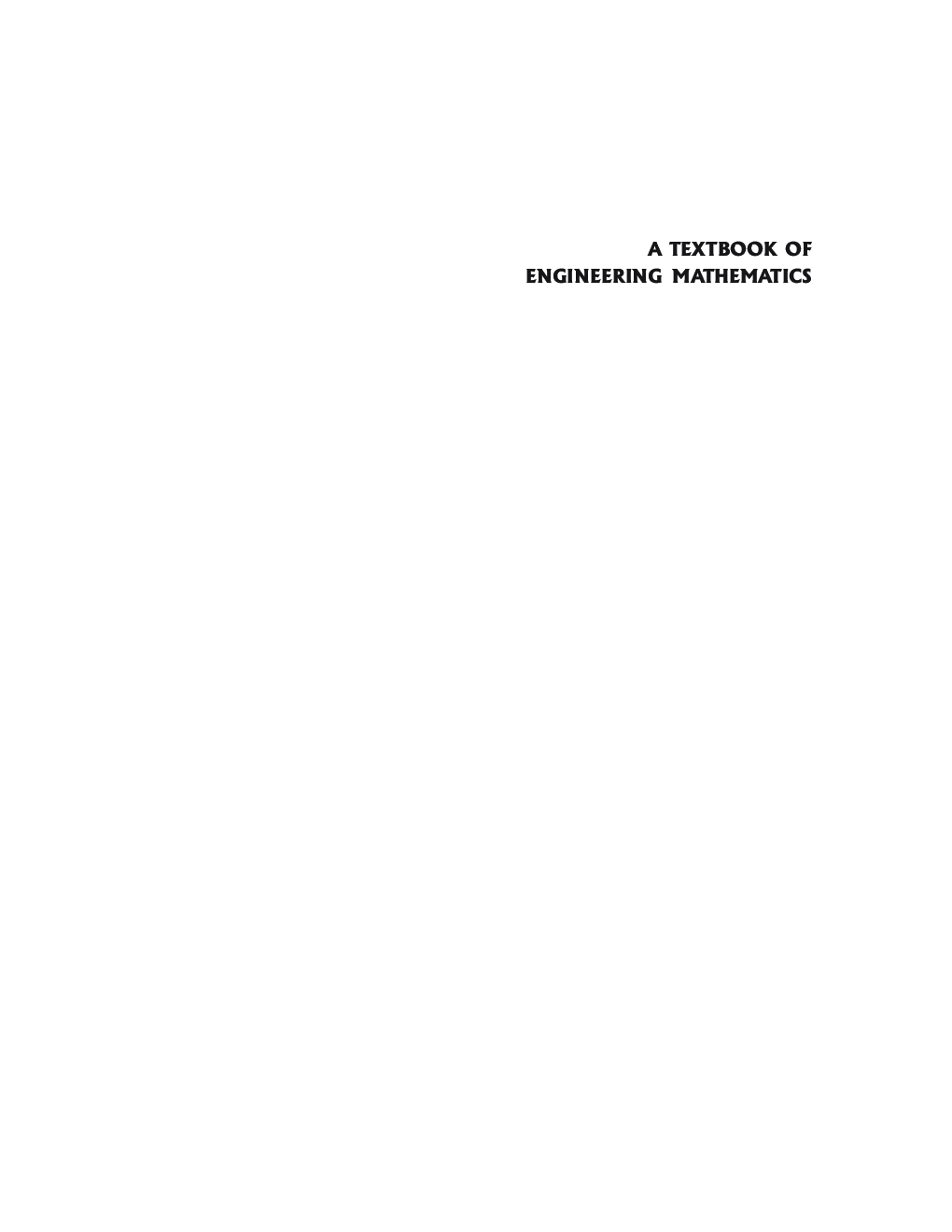 A Textbook Of Engineering Mathematics Sem-I (Kerla Technological University) Kerla - Page 3