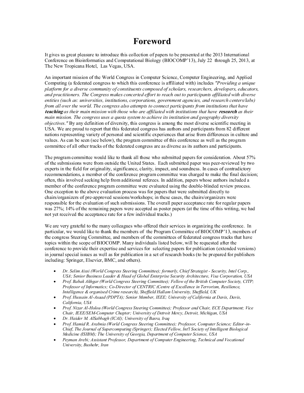 Conference On Bioinformatics & Computational Biology - Page 5