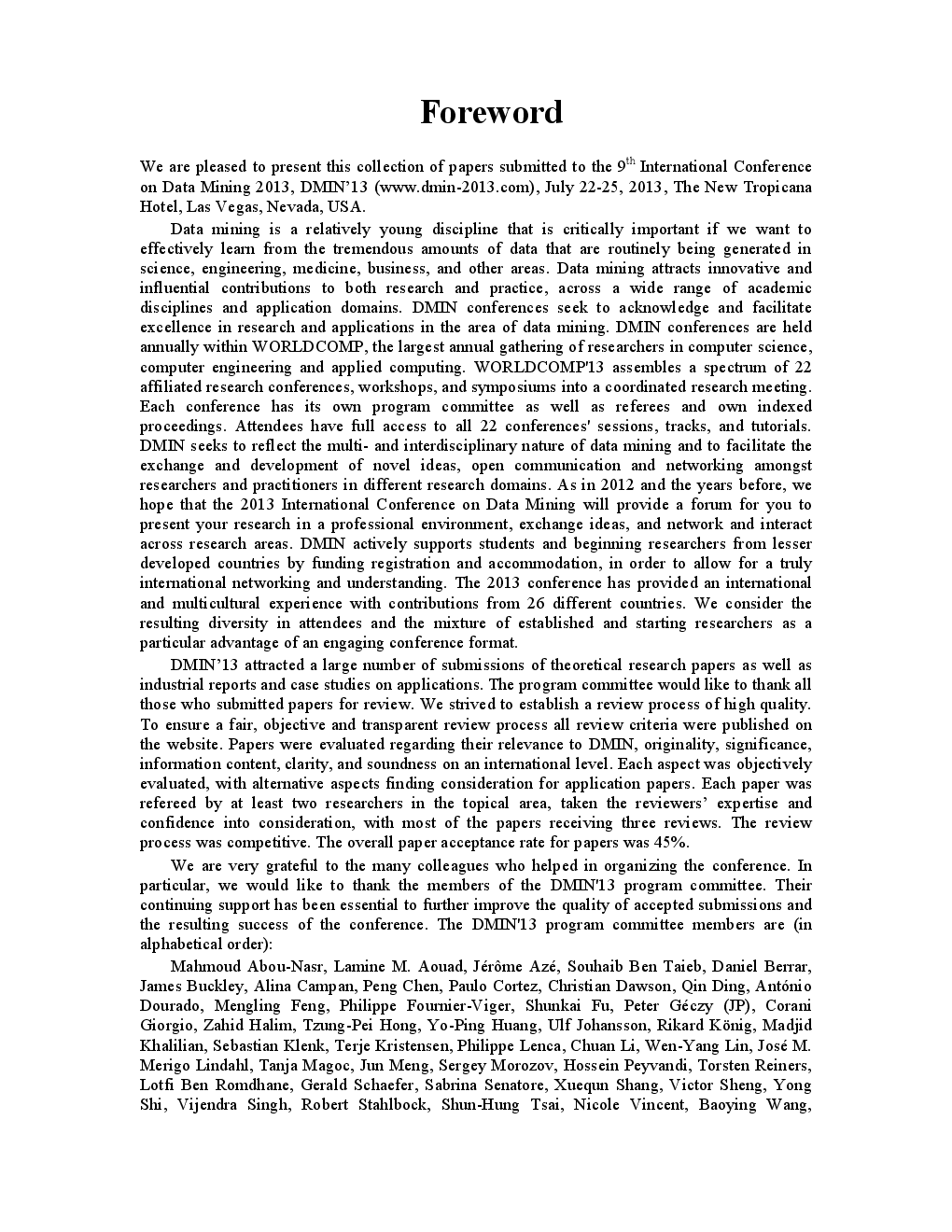 Conference On Data Mining - Page 5