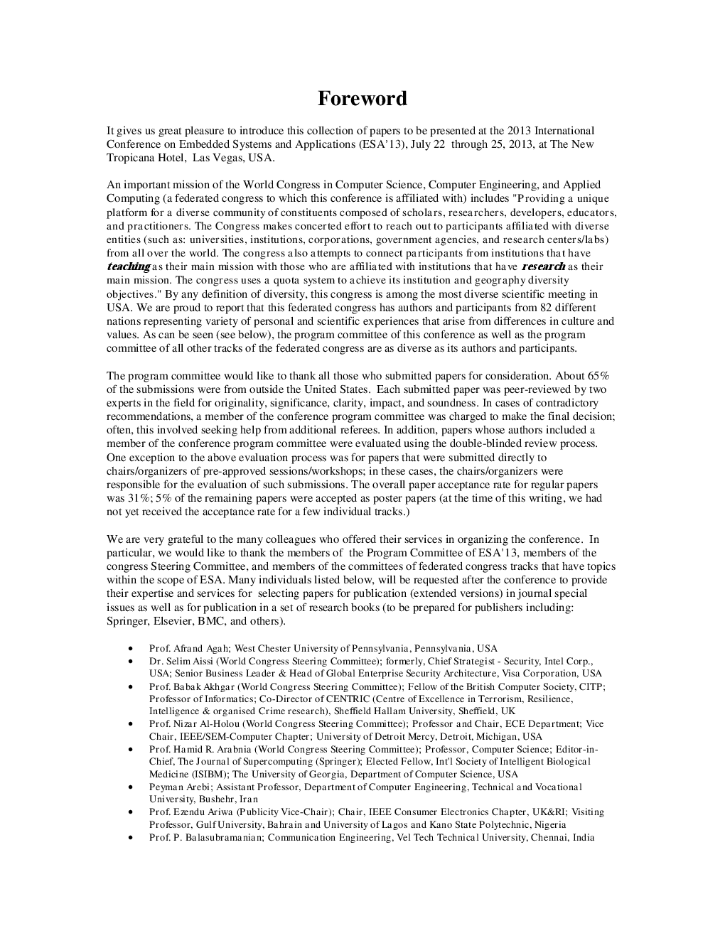Conference On Embedded Systems And Applications  - Page 5
