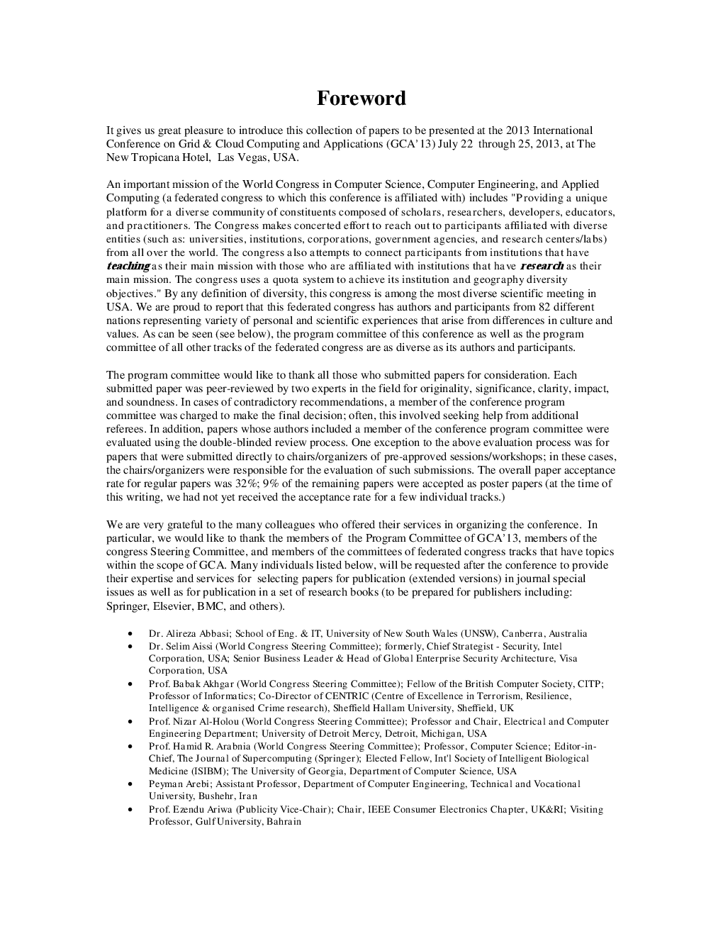 Conference On Grid & Cloud Computing & Applications  - Page 5