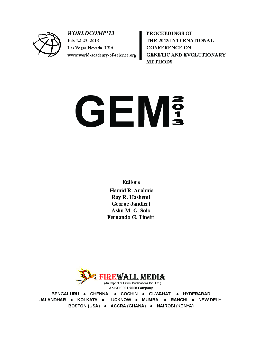 Conference On Genetic And Evolutionary Methods  - Page 3