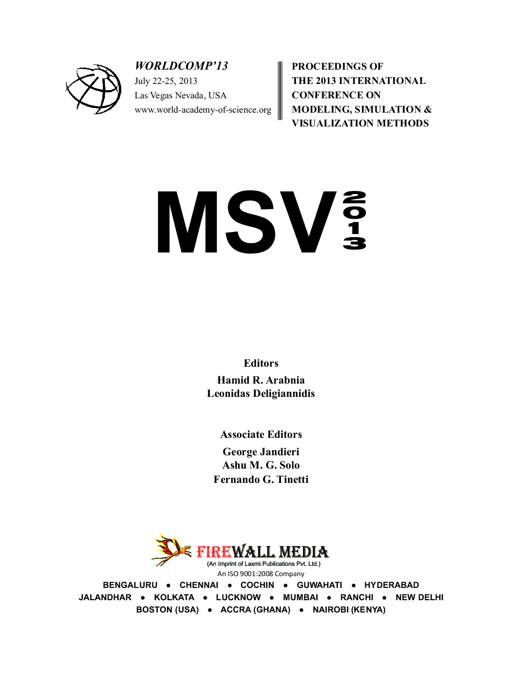Conference On Modeling Simulation & Visualization Methods - Page 3