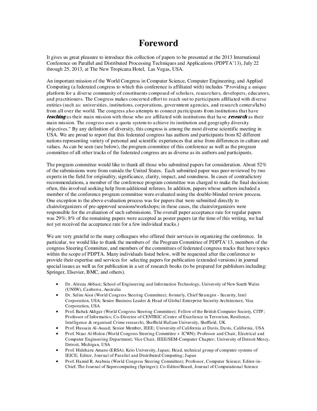 Conference On Parallel And Distributed Processing Techniuqes And Applications - Page 5