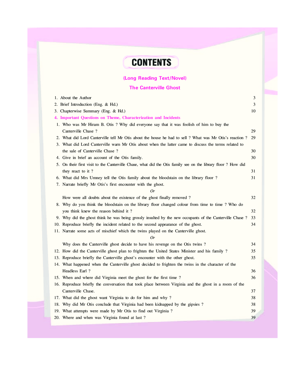 MBD Super Refresher English Core The Canterville Ghost Class-XI CBSE - Page 4