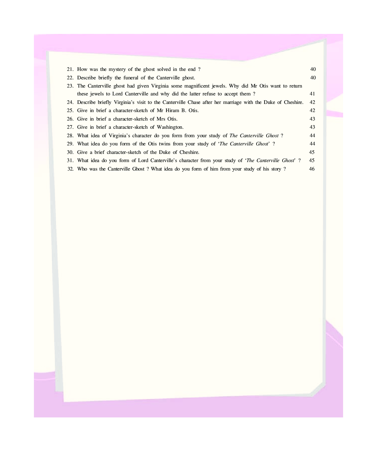 MBD Super Refresher English Core The Canterville Ghost Class-XI CBSE - Page 5