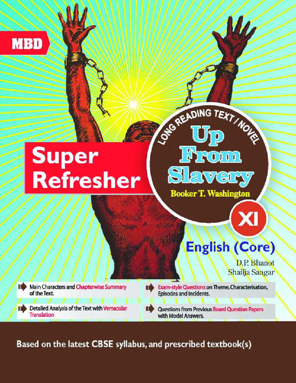 MBD Super Refresher English Core Up From Slavery Class-XI CBSE - Page 1