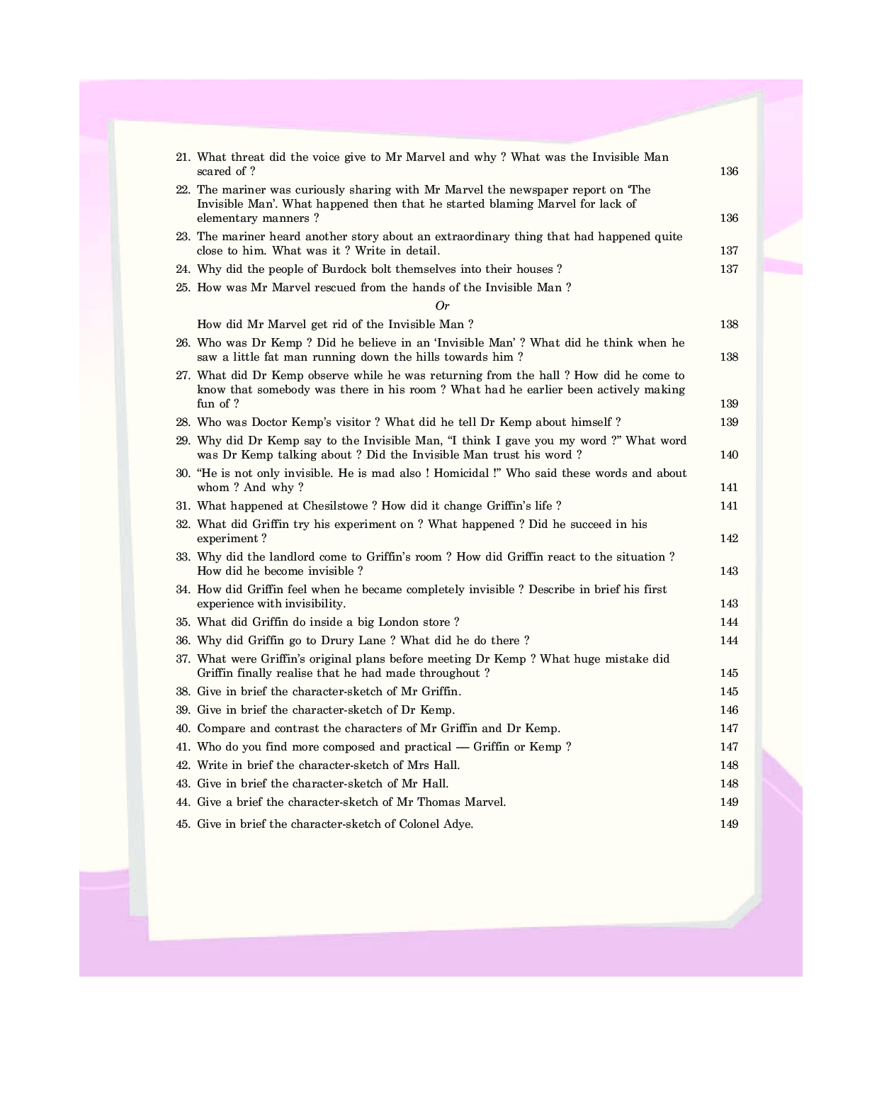 MBD Super Refresher English Core The Invisible Man Class-XII CBSE - Page 5