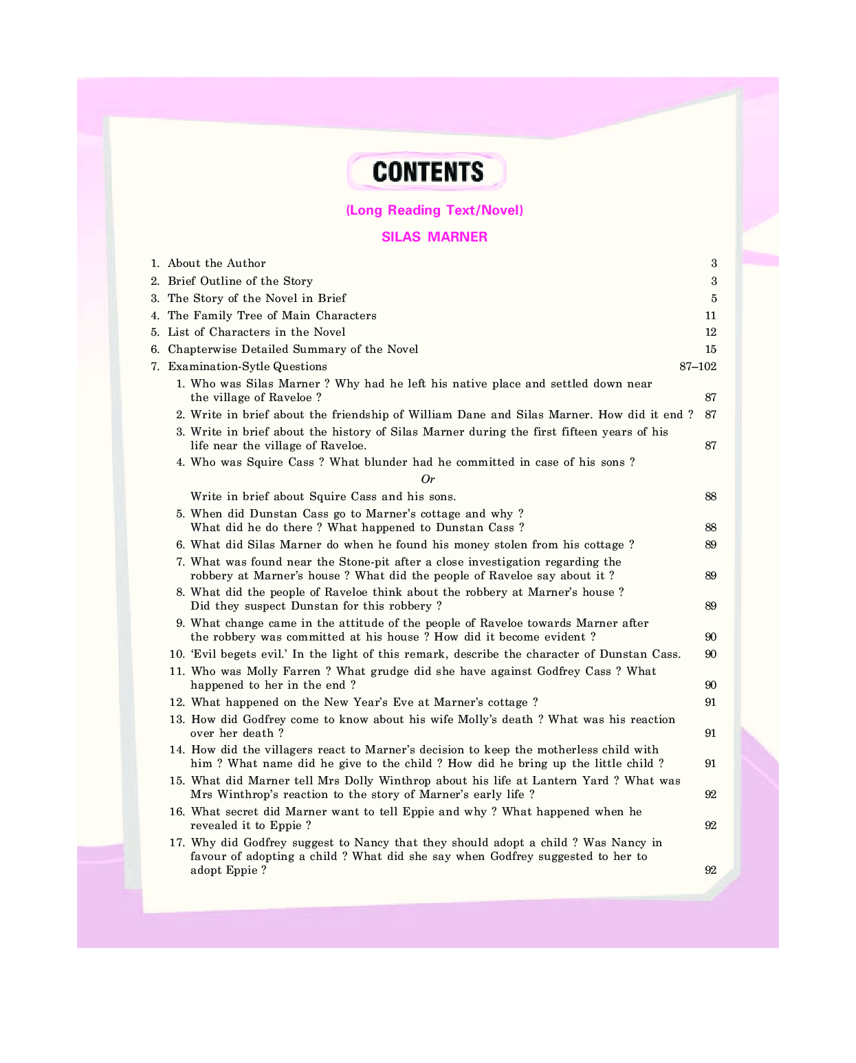 MBD Super Refresher English Core Silas Marner Class-XII CBSE - Page 4