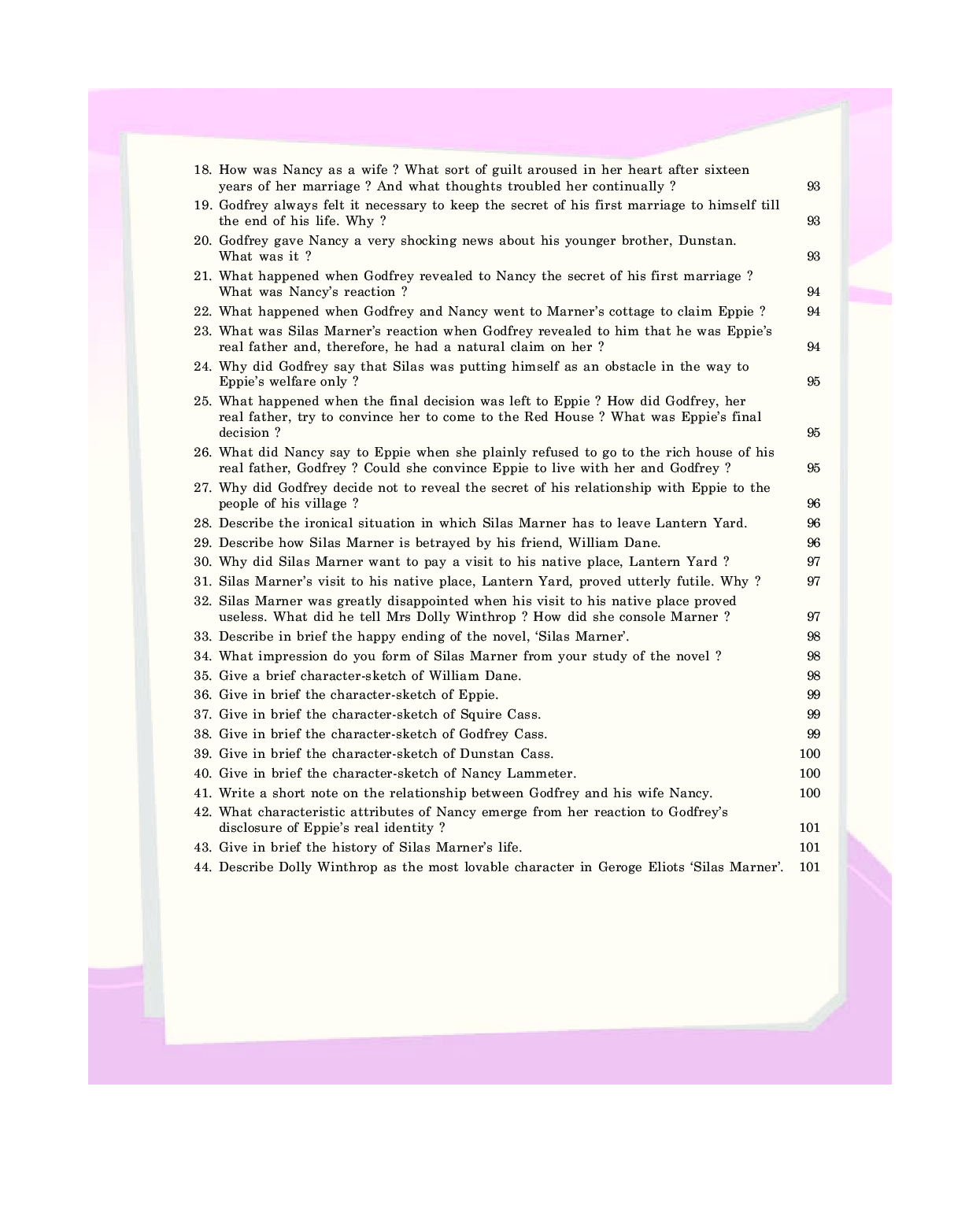 MBD Super Refresher English Core Silas Marner Class-XII CBSE - Page 5