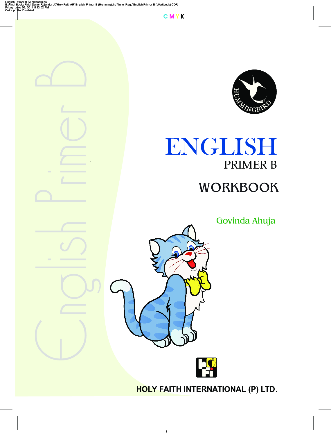 Humming Bird English Workbook Primer-B    - Page 2