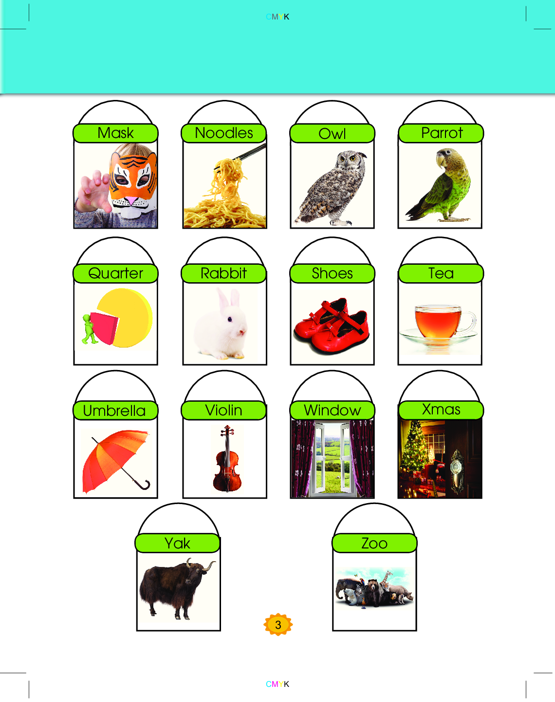 Humming Bird English Workbook Primer-B    - Page 4