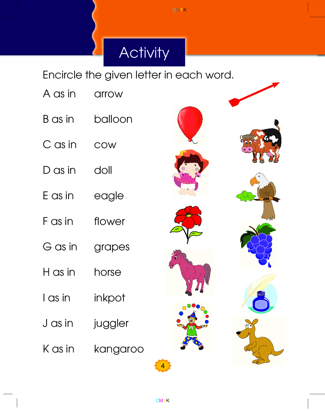 Humming Bird English Workbook Primer-B    - Page 5