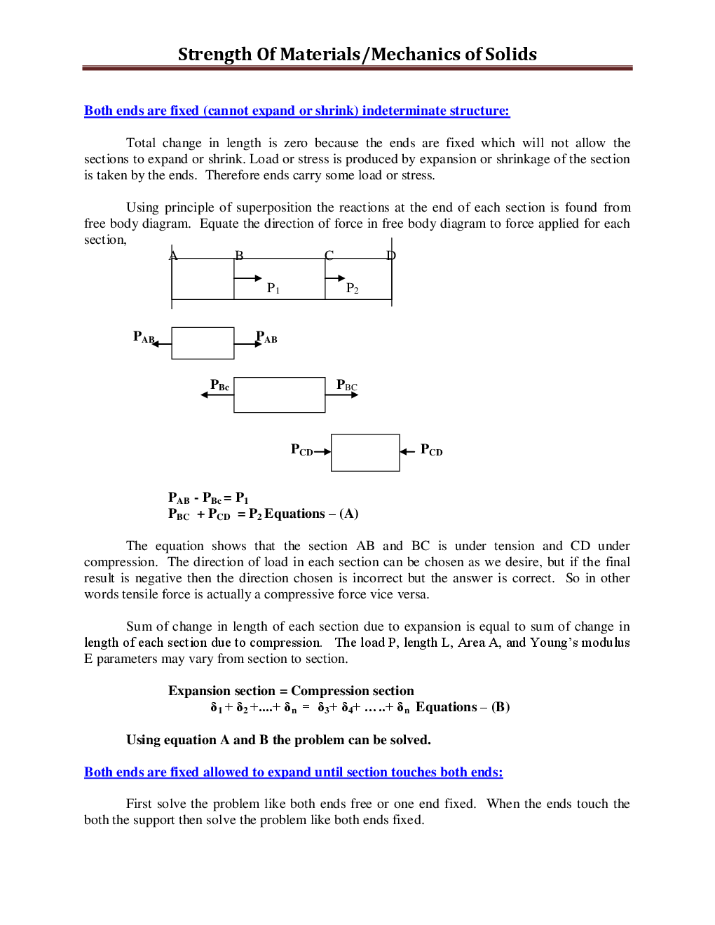 GATE Study Material For Strength Of Materials Mechanics Of Solids - Page 5