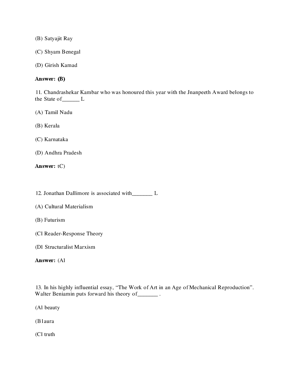 CBSE UGC NET Previous Year 2012-13 Solved Question Papers Comparative Literature Paper-III (June-Dec) - Page 5