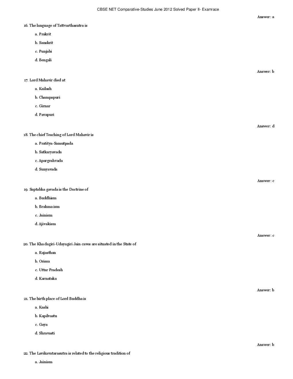 CBSE UGC NET Previous Year 2012-13 Solved Question Papers Comparative-Studies Paper-II (June-Dec) - Page 5