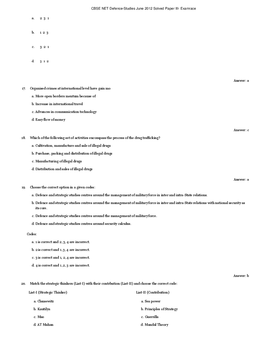 CBSE UGC NET Previous Year 2012-13 Solved Question Papers Defense-Studies Paper-III (June-Dec) - Page 5