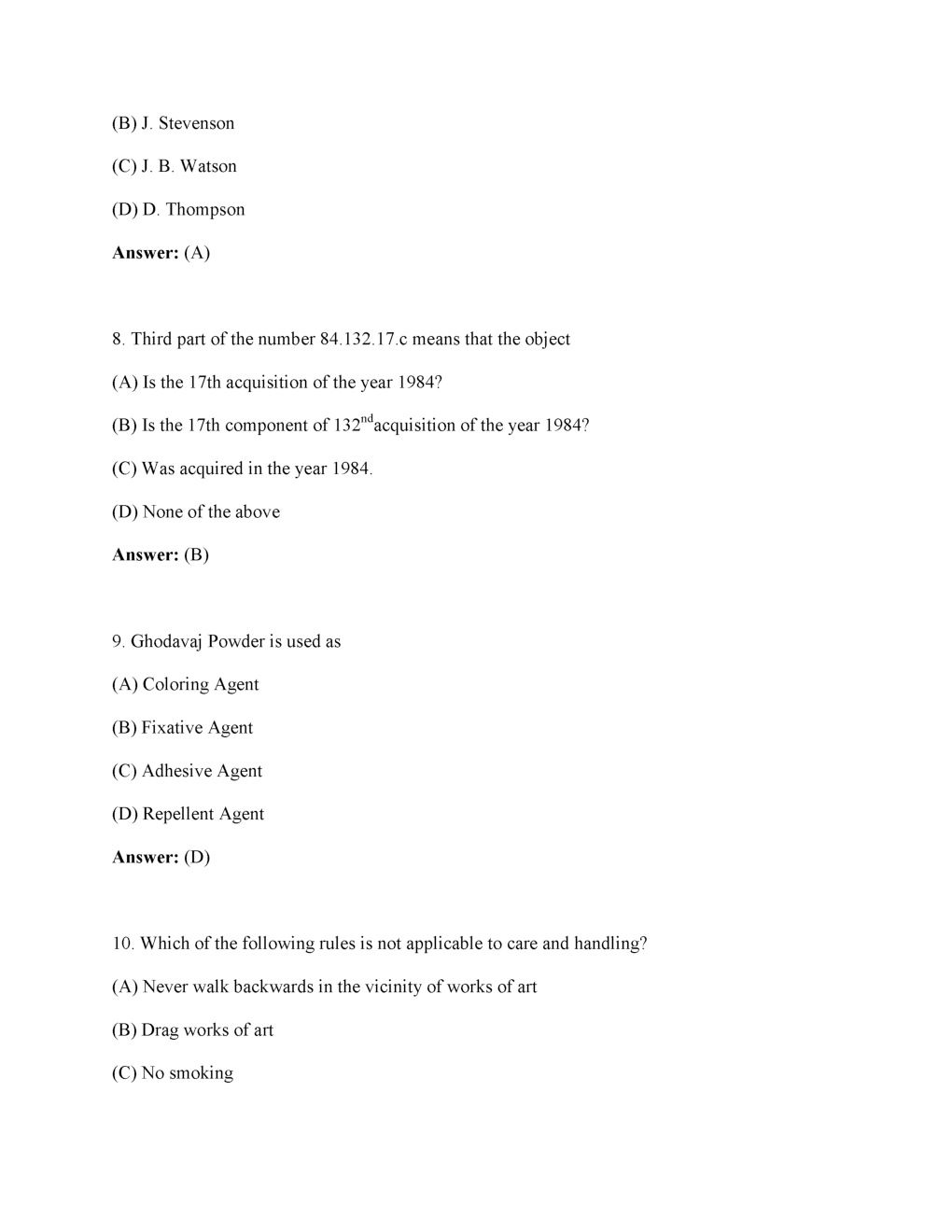 CBSE UGC NET Previous Year 2012-13 Solved Question Papers Museology and Conservation Paper-II (June-Dec) - Page 4