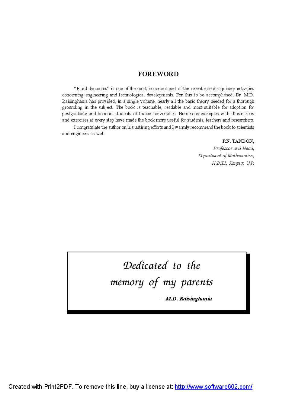 Download Fluid Dynamics With Complete Hydrodynamics PDF Online 2020