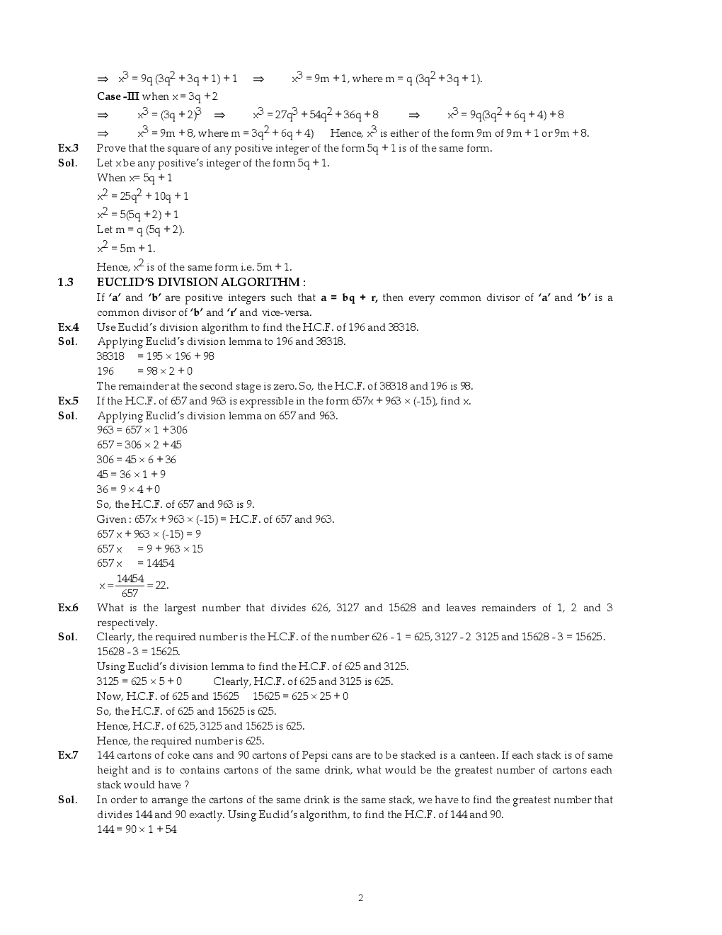 IIT Foundation, NTSE & Olympiad CBSE Maths-I For Class-X Study Material - Page 3
