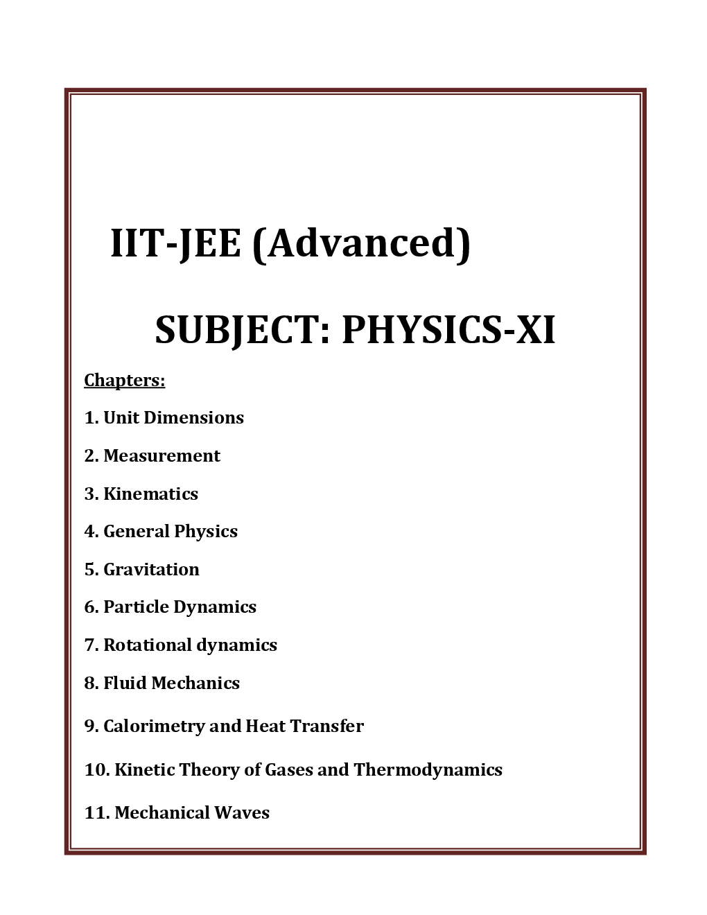 IIT-JEE Advanced CBSE Physics For Class-XI Advanced Study Material - Page 2