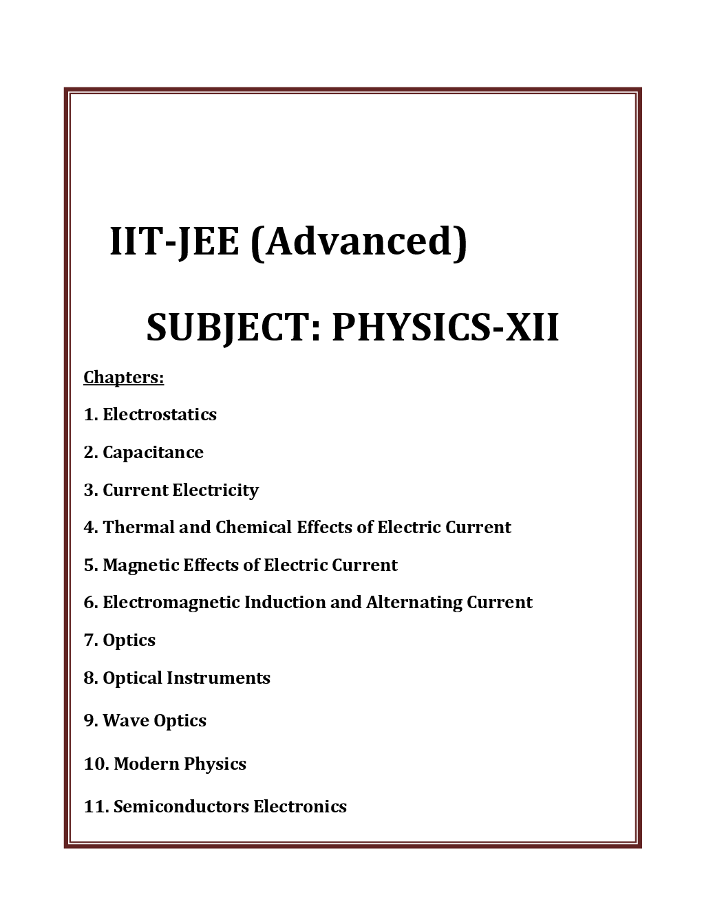 IIT-JEE Advanced CBSE Physics For Class-XII Advanced Study Material - Page 2