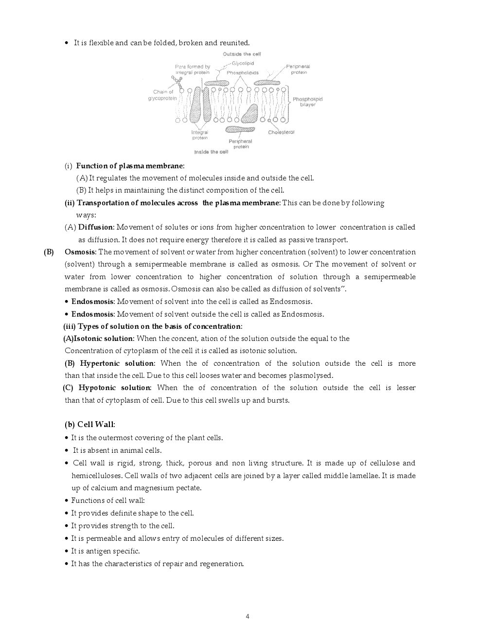 NTSE & Olympiad CBSE Biology-I For Class-IX Study Material - Page 5