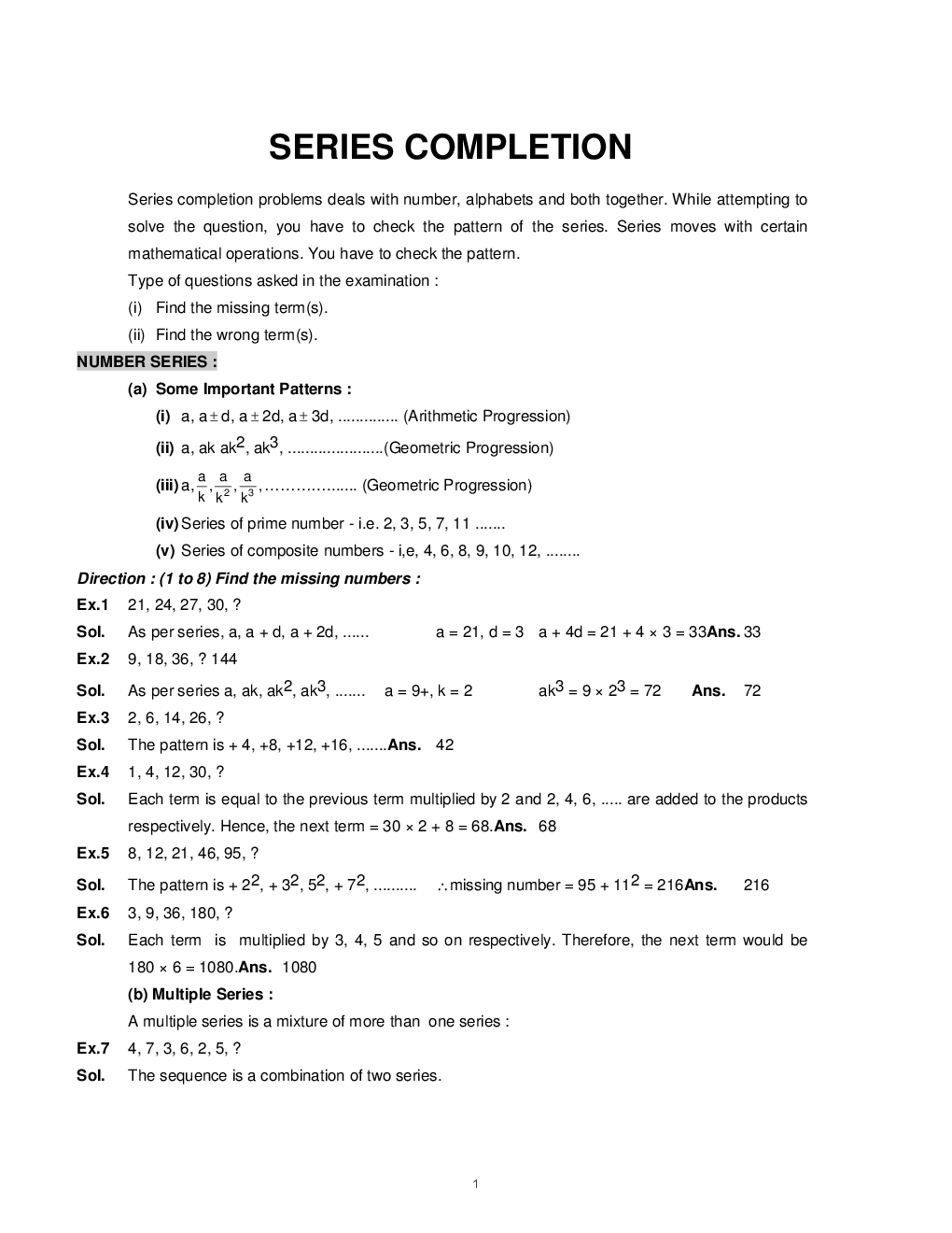 NTSE & Olympiad CBSE Mental Ability Reasoning For Class-IX Study Material - Page 3