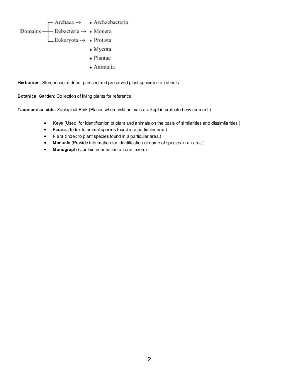 Biology For Class-XI Chapterwise Notes - Page 4