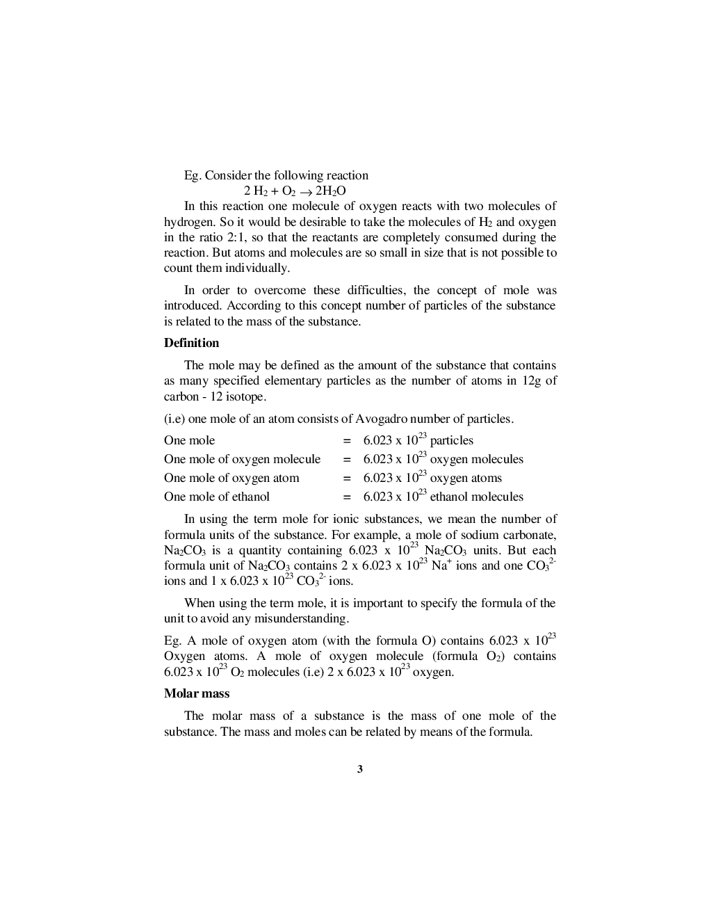 Chemistry For Class-XI Chapter wise Advanced Study Material - Page 5