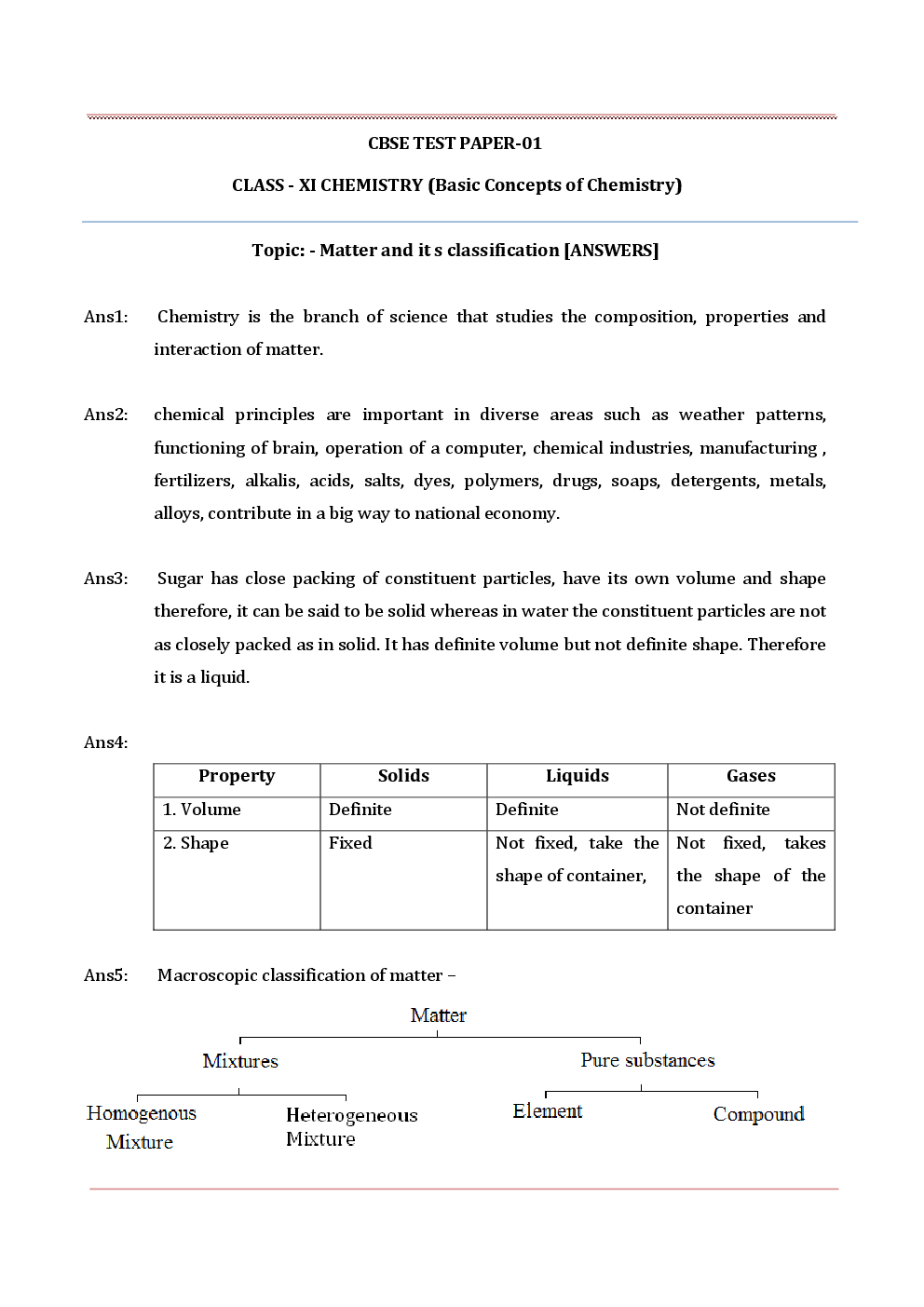 CBSE Chemistry For Class-XI Chapterwise & Topicwise Worksheets With Solution - Page 4