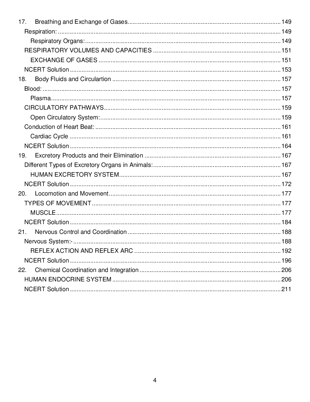 NCERT Biology For Class-XI Biology Study Material With Question & Answer - Page 5