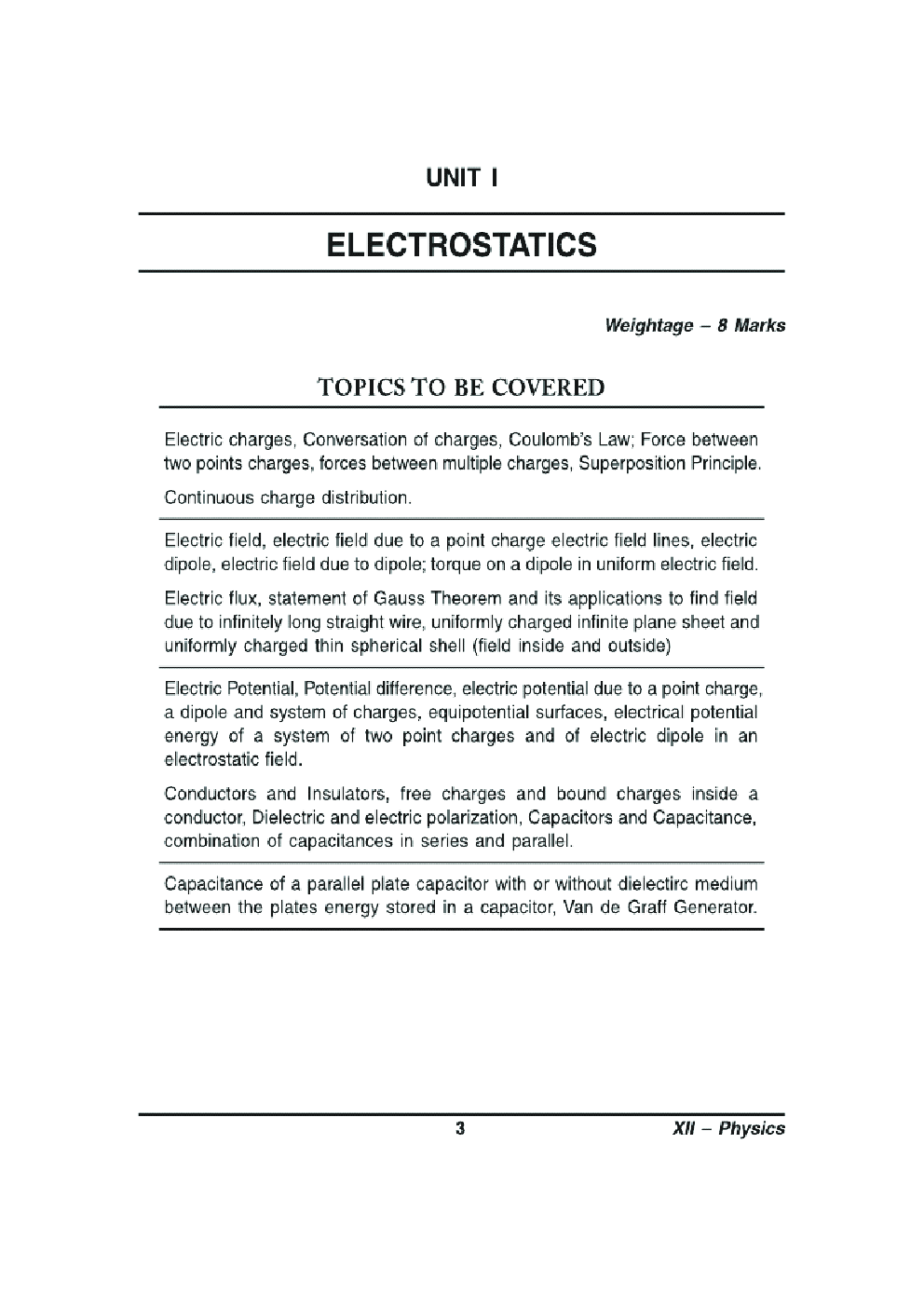 Physics For Class-XII Study Cum Support Material - Page 4