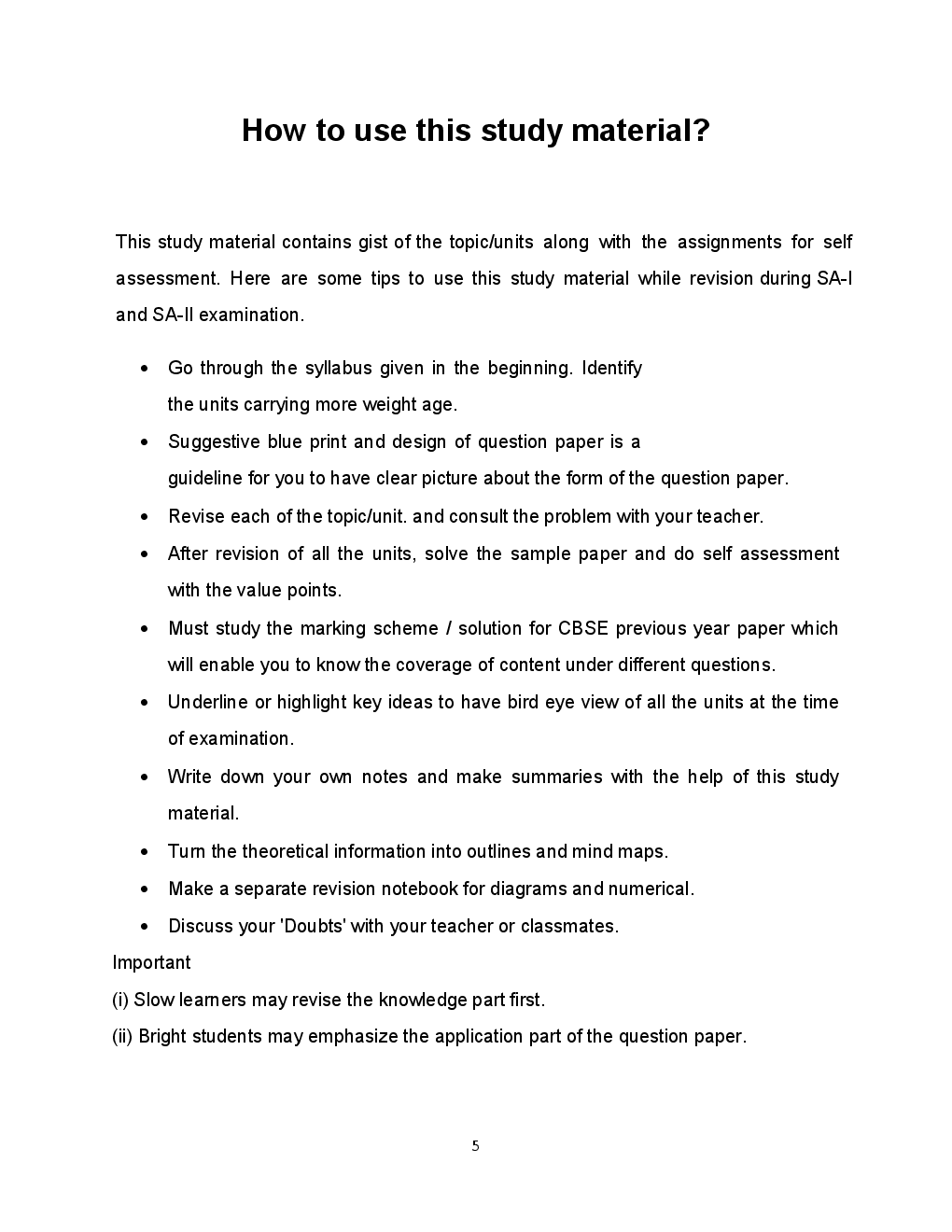 Maths For Class-IX Study Cum Support Material - Page 3