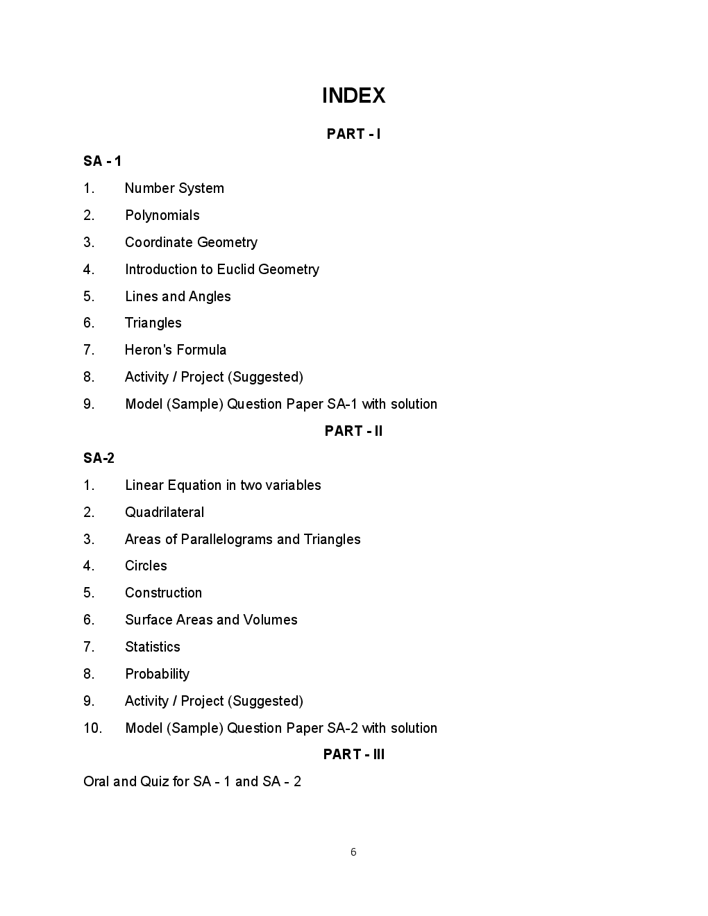Maths For Class-IX Study Cum Support Material - Page 4