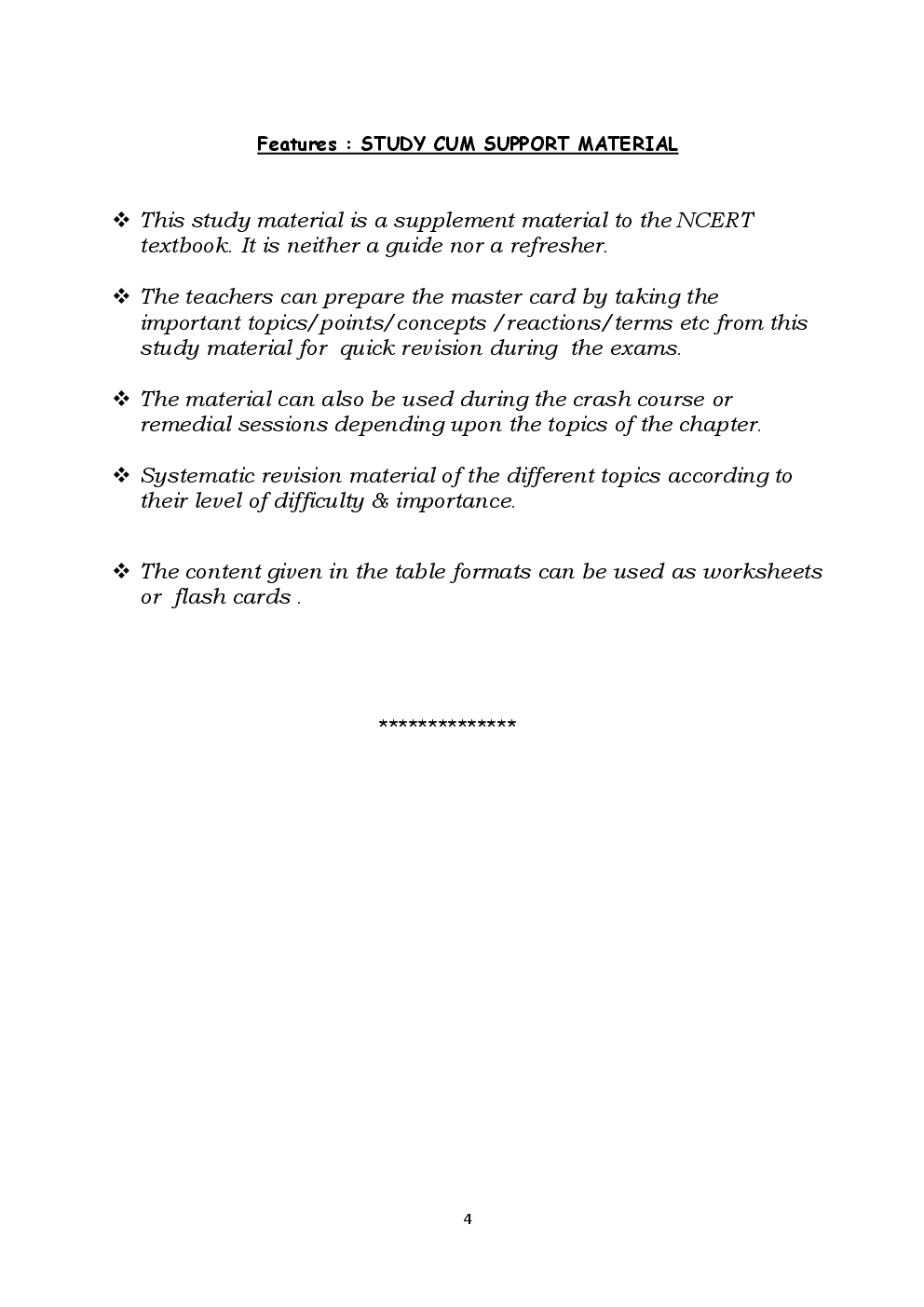 Science For Class-IX Study Cum Support Material - Page 3
