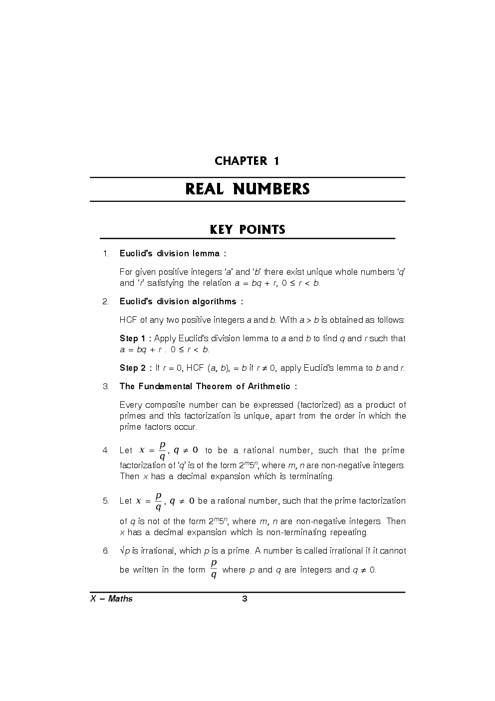 Maths For Class-X Study Cum Support Material - Page 4
