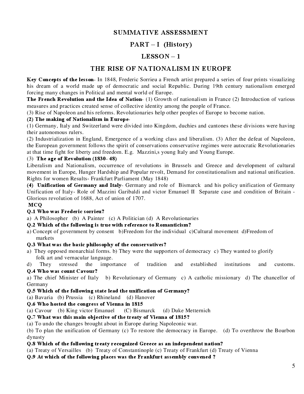 Social Science For Class-X Study Cum Support Material - Page 3