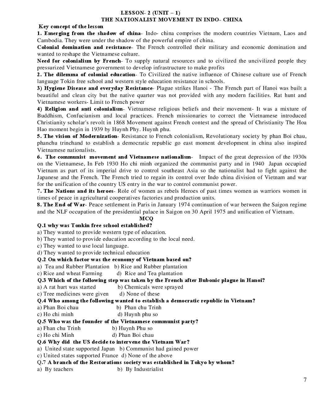 Social Science For Class-X Study Cum Support Material - Page 5