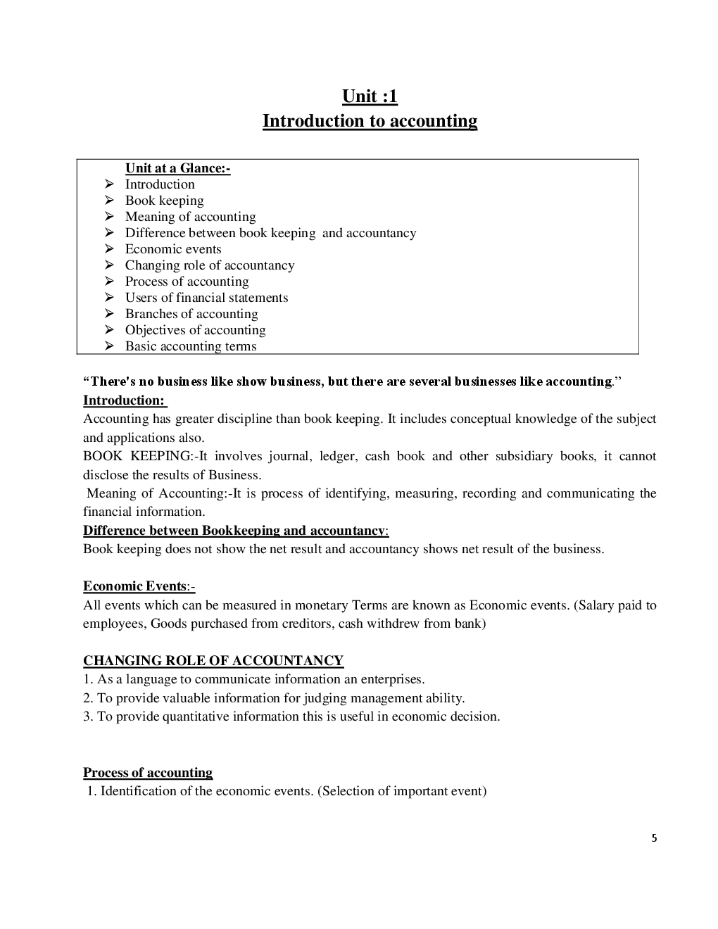 Accountancy For Class-XI Study Cum Support Material - Page 4