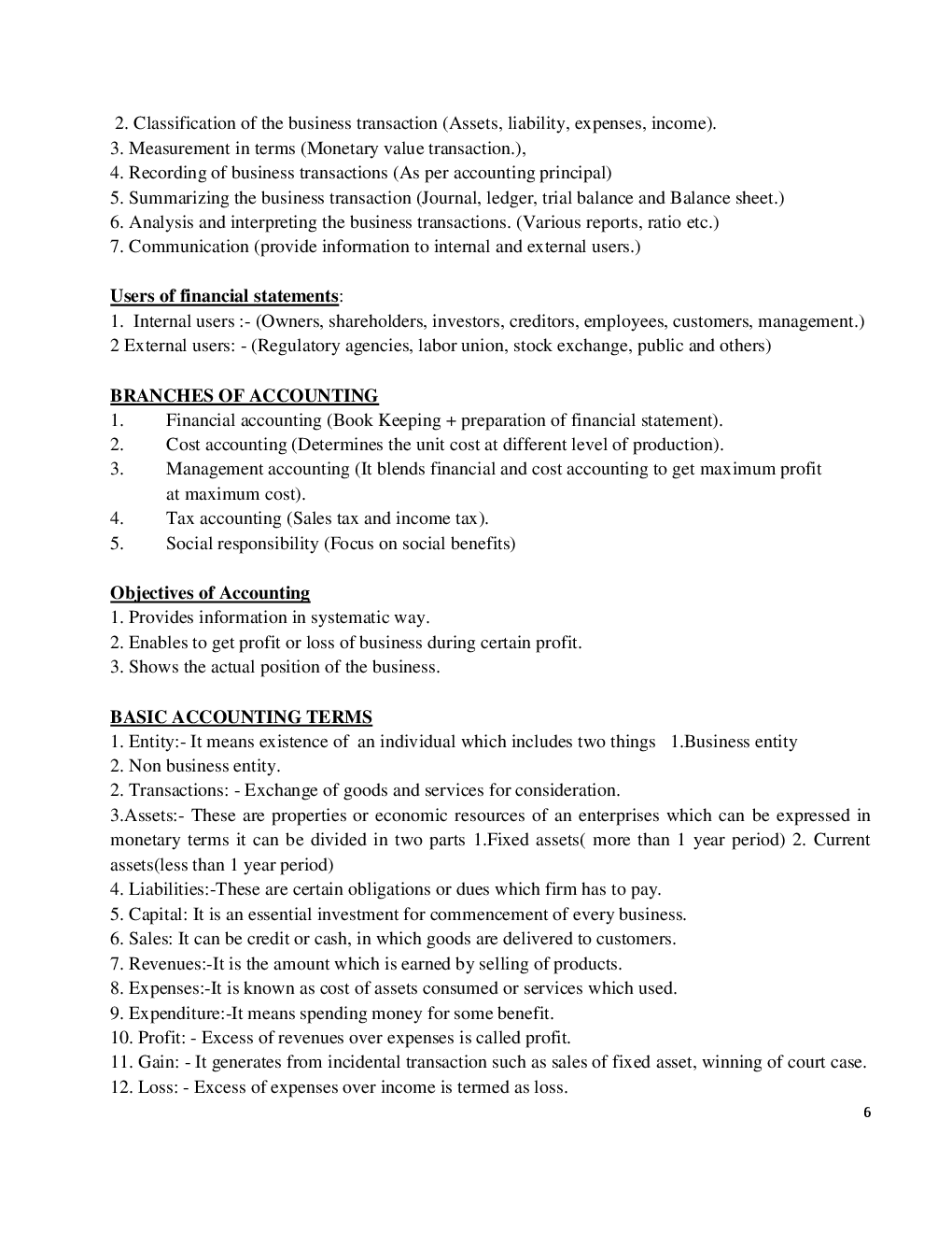 Accountancy For Class-XI Study Cum Support Material - Page 5